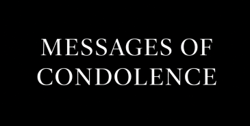 Condolences