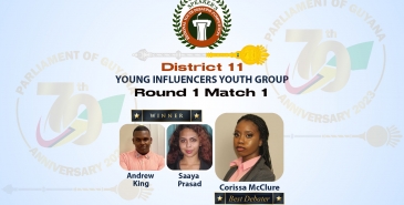 Round 1 match 1 district 11-young influencers youth group